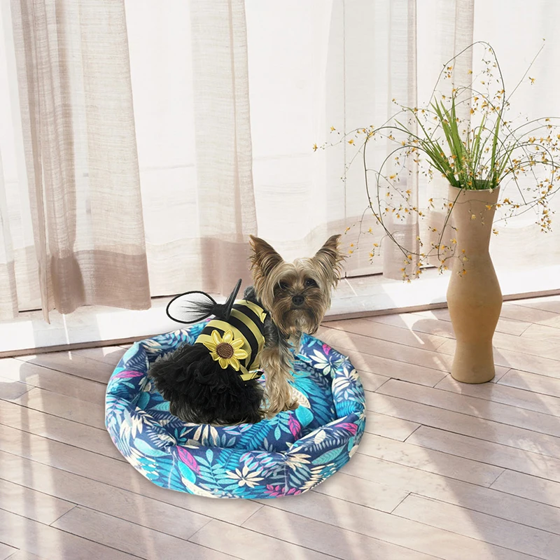 

Kennel Plush Cozy Nest For Small Medium Dogs Soft Dog Pad Warm Winter Pet Supplies Puppy Cats Warm Bed Bed Sofa Dog Mat