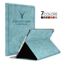 Чехол для iPad Air1/Air2 9,7/10,2/Pro 10,5/Pro 11 "Магнитный кожаный чехол с подставкой для iPad 6th 7th generation Case iPad2/3/4 Mini(China)