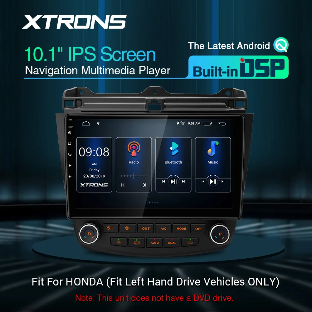 XTRONS 10 1 &quotips Android OS DSP Автомобильный мультимедийный стерео радио плеер для HONDA Accord