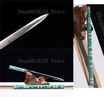 

1095 CARBON STEEL BLADE BAMBOO STEEL SAYA SHAPE HAND MADE JAPANESE SWORD