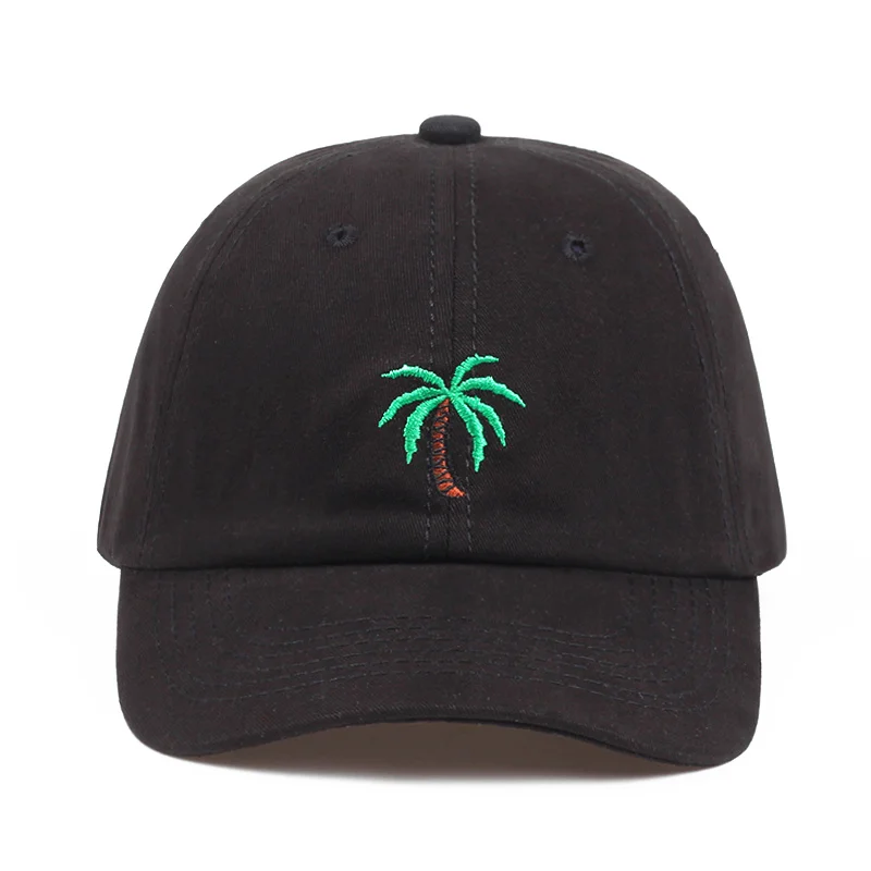 

2018 new Embroidery Palm Trees Curved Dad Hats Take A Trip Baseball Cap Coconut Trees Hat Strapback Hip Hop Cap Adjustable