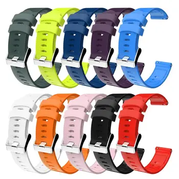 

For Garmin Forerunner 245 245M 645 20mm Sports Silicone Watch Strap Vibractive 3 Watch Band Colorful Bracelet