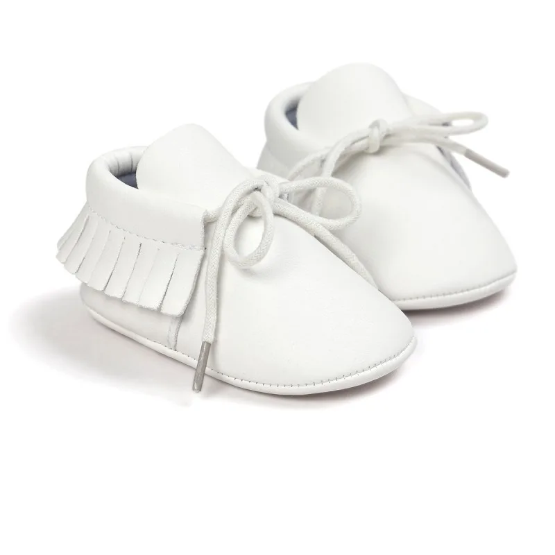 Осенняя обувь из искусственной кожи для новорожденных мальчиков и девочек; повседневная обувь на мягкой подошве; однотонная обувь на шнуровке из замши; удобная обувь для первых шагов; 0 - Цвет: As show