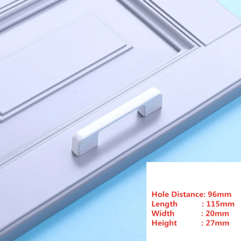 Simplicity Fuji White Kitchen and Furniture Handles