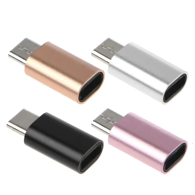 Металлический USB C type C конвертер «Мама-папа» удлинитель Зарядка адаптер для samsung Xiaomi huawei htc Android мобильный телефон