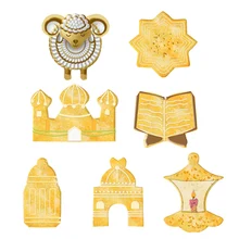 

Eid Mubarak Stainless Steel Cookie Cuttes Biscuit Mold Baking Tools Islamic Muslim Ramadan Kareem Decoration Kitchen Accessories