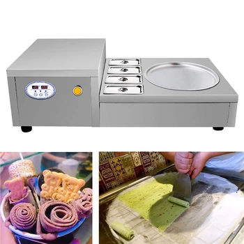 

Thai fried ice cream machine 110V 220v fried yogurt machine ice cream machine intelligent operation