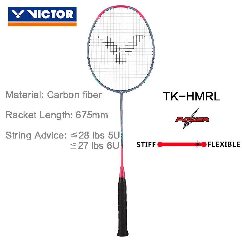 Супер светильник Кая ракетка для бадминтона VICTOR original 5U 6U 100% углеродная Thruster hammer