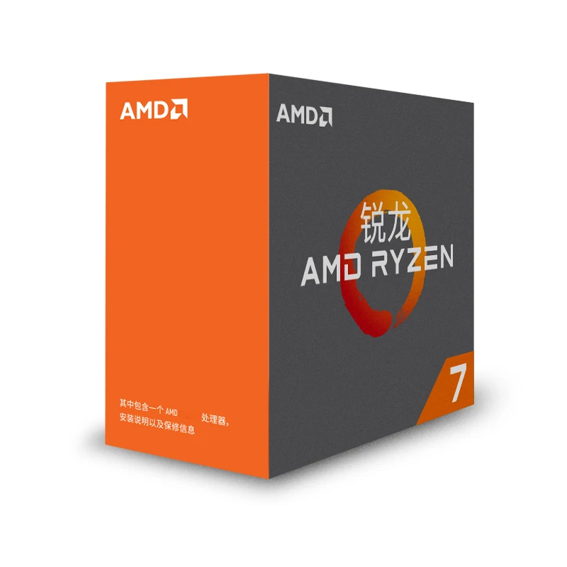 Процессор amd ryzen 7 1700x 3,4 ГГц 8-Core 16-Thread 95 Вт TDP procesdor am4 разъем Настольный герметичный ящик не включает вентилятор охлаждения