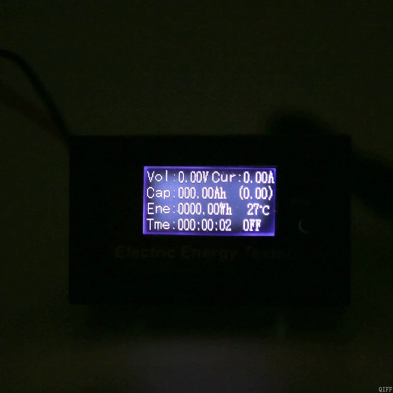 120V 20A цифровой вольтметр постоянного тока измеритель напряжения тока ЖК-тестер зарядного устройства