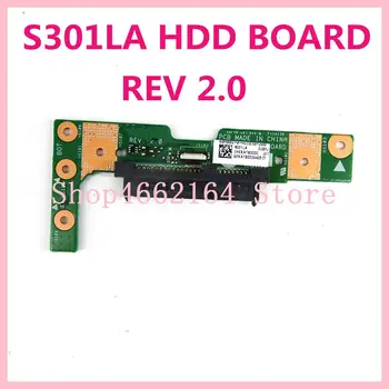 

S301LA HDD BOARD REV 2.0 For ASUS VivoBook S301LA S301 S301L Laptop Notebook motherboard Mainboard HDD BOARD IO BOARD Test OK
