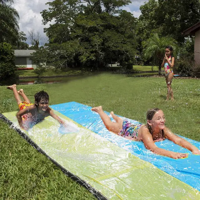 Giant Surf Water Slide Fun Lawn Water Slides Pools For Kids Summer PVC Games Center Backyards Outdoor Children Adult Toys 3
