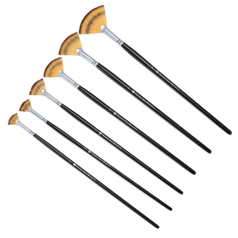 1-2-4-6-8-10-Size-Oil-Painting-Pen-Fan-Brush-Pen-Set-Wooden-Handle (2)