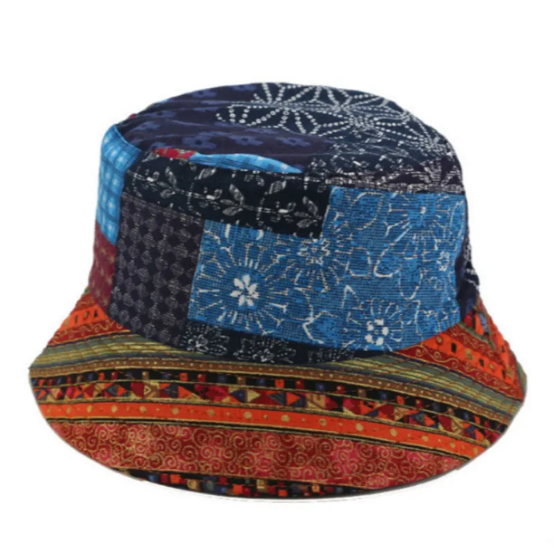 Zylioo Oversize XXL 100% Cotton Bucket Hat,Reversible Trendy Fisherman Hats,Double Side Wear Fishing Summer Sun Hat 