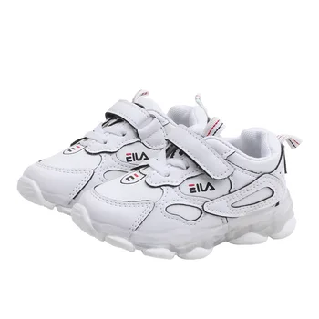 

Luminous Sneakers Boy Girl LED Light Up Shoes Glowing with Light Kids Shoes Children Led Sneakers letter Brand toddler shoes
