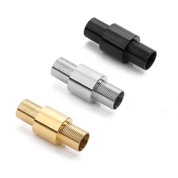 

2pcs/Lot Stainless Steel 6mm Hole Magnetic Clasp Tube Buckle Connector Screw Thread Pattern DIY Jewelry Making Accessories