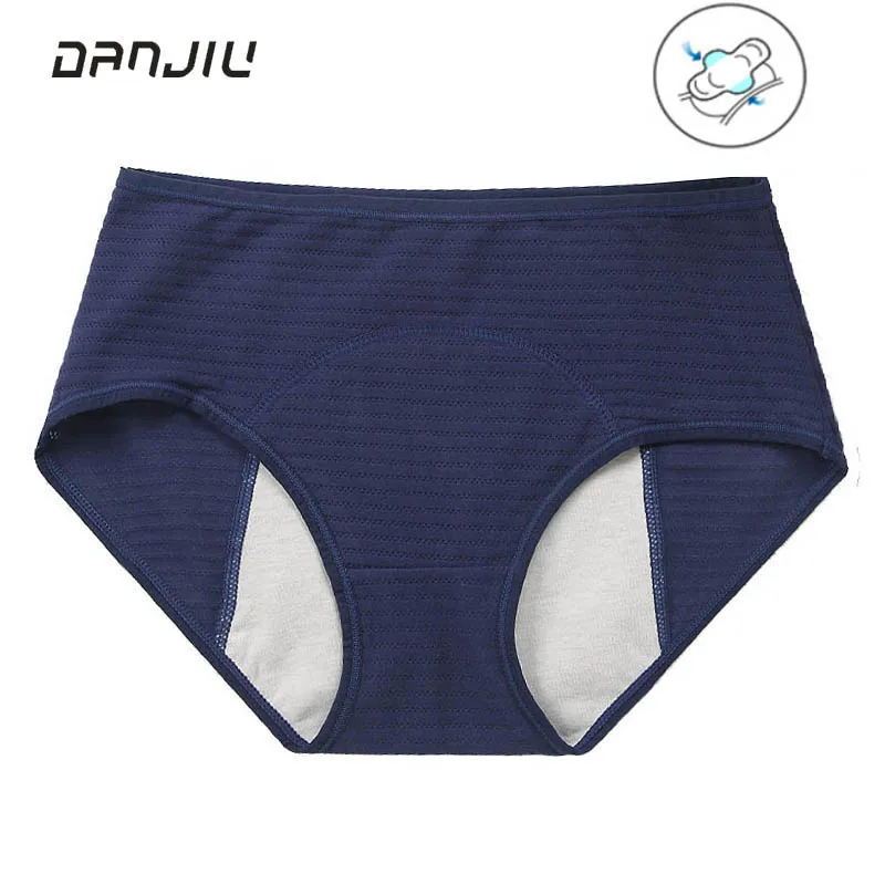 New Cotton Physiological Period Leak Proof Menstrual Panties Breathable Seamless Soft Fabric High Quality Women Underwear Breifs