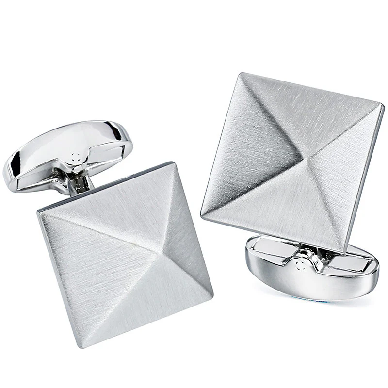 Формальные металлические манжеты мужские модные запонки для свадьбы украшения для делового человека без коробки - Окраска металла: 10418 Silver