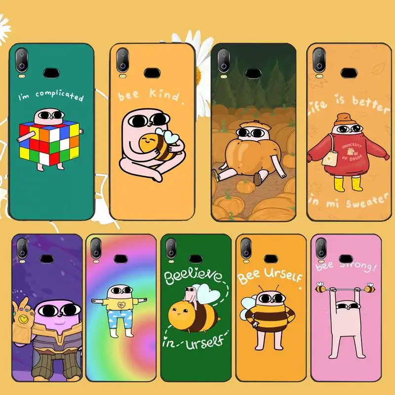 PENGHUWAN мультфильм ketnipz Мягкий силиконовый чехол для телефона из ТПУ с принтом
