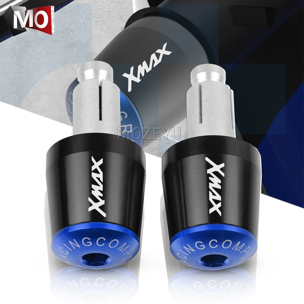 Ручки для Руля Мотоцикла 7/8 дюйма 22 мм Концевая ручка заглушка YAMAHA XMAX X-MAX 125 250 300 400