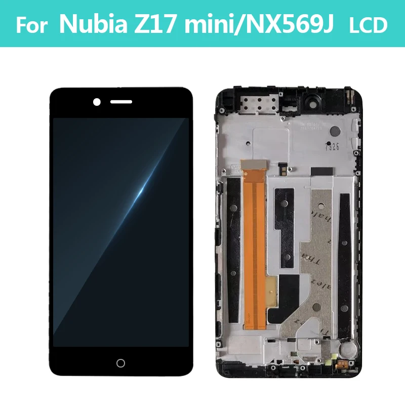 5," для ZTE Nubia Z17 Mini NX569J NX569H ЖК-дисплей сенсорный дигитайзер для Z17 мини Запчасти для дисплея