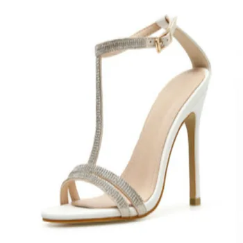 

High Heels Sandals Women Thin-heeled Sexy Sandalia High Platform Wedding Shoes Women Sandalia Feminina High Heels Sandals Women