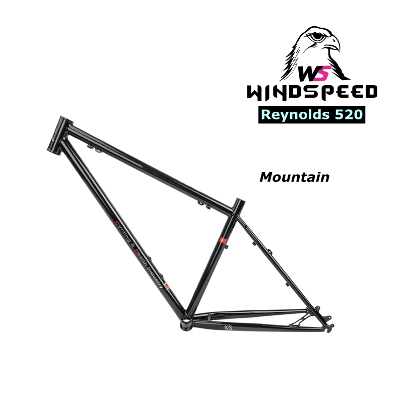 DARKROCK Скорость Ветра PRO-2 рама MTB 26 дюймов CR-MO Рейнольдс 520 стали велосипедные