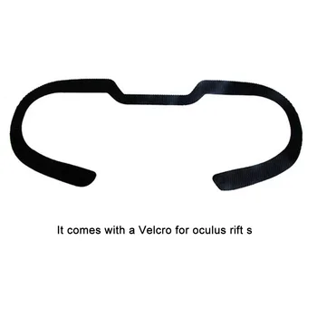 

Soft Cover Comfortable Shading Eye Pad Durable PU Leather Cushion Replacement Face Breathable VR Glasses for Oculus Rift S