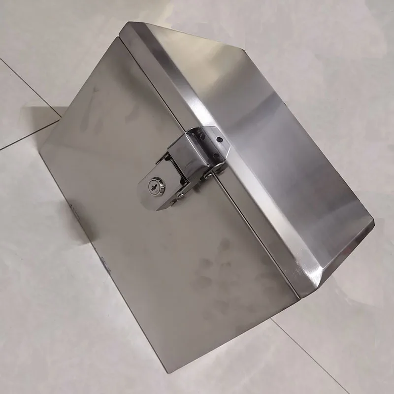 35*25*25cm Portable Stainless Steel Toolcase Home Multifunction Side Storage Box Packaging Repair Tool Case Instrument Equitment 4