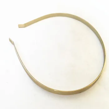 

5MM Pale Gold Color Metal Headbands Bent Ends Accessories Pendant 50Pcs/Lot