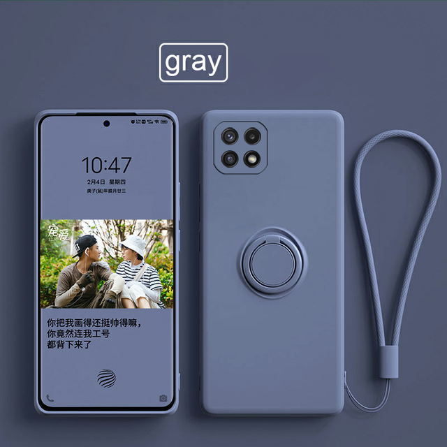 Silicone Magnetic Ring Holder Case For Samsung Galaxy A22s Case On Samsung A22s A22 s 5G Stand Strap Ring Silicon Cover