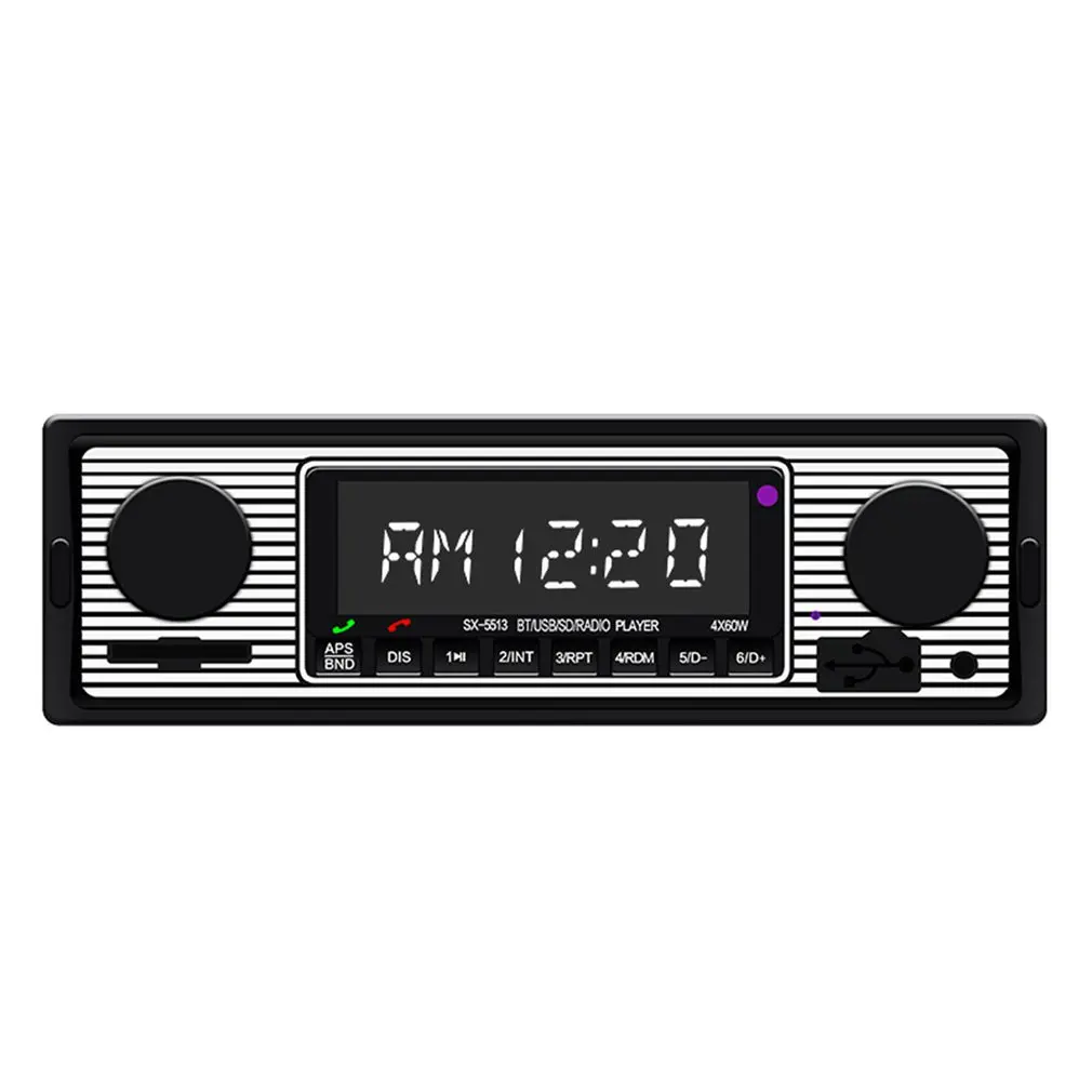 SX-5513 Car Bluetooth MP3 Player Digital FM Stereo Radio with Remote control Support MP3/WMA/WAV USB2.0 12V