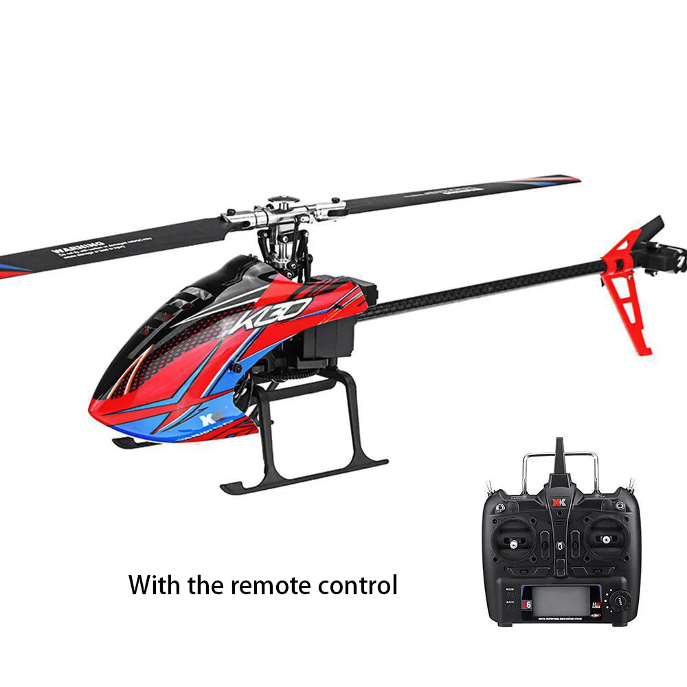 

K130 Brushless Motor Flybarless Flying RC Helicopter 6CH Rechargeable Adults 3D 6G Gift Interactive Mini Compatible With FUTABA