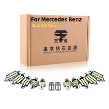 

For Mercedes Benz SL CL SLK Class R129 R230 W215 W216 R170 R171 R172 Canbus Vehicle LED Bulb Interior Dome Map Light Kit