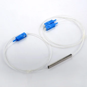 

50pcs Ftth SC UPC 1X2 PLC Singlemode Fiber Optical Splitter Optical Coupler 1X2 Fiber Optical Splitter