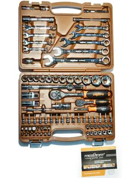 

Tool set OMBRA OMT82S 82 PR. 1/4 ", 1/2" 6. Plast. case universal wrench set and socket heads for repair car