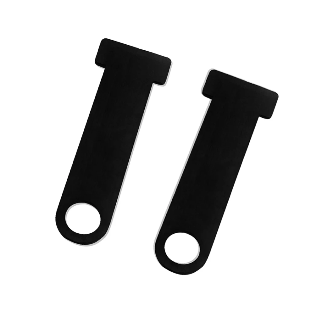 2pcs Universal Motorcycle Scooter Helmet Strap D-Ring Lock Extensions Fit for Open/Full Face Helmets