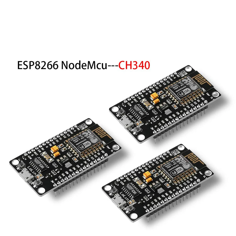 

ESP8266 NodeMCU LUA CH340 ESP-12E WiFi Internet Development Board 4M Flash Serial Wireless Module for Arduino IDE/Micropython