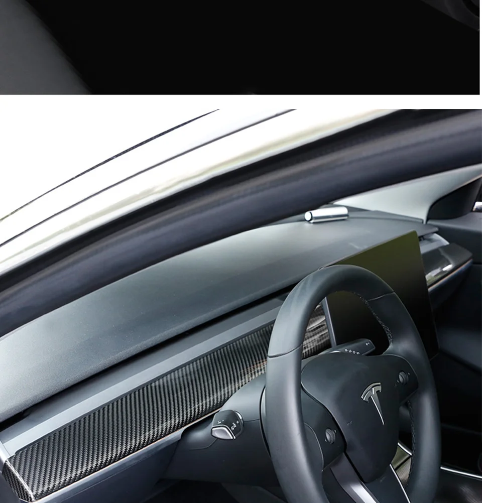 Панель для tesla модель 3 аксессуары/автомобильные аксессуары tesla центральная консоль модель 3 tesla три центральная консоль tesla модель 3 углеродная