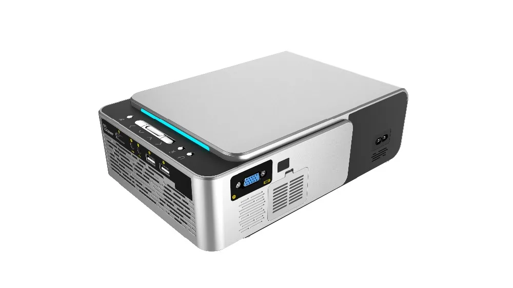 2019 New T6 1080P LED Projector 3500 lumens 1280x720 Portable projector Android 7.1 USB HDMI VGA AV