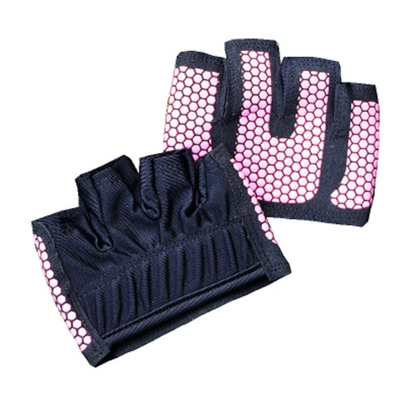 1Pair Anti-skid Gym Gloves Breathable Body Building Exercise Training Sports Fitness Gloves Men&Female Crossfit Exercise Sports (1)