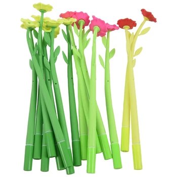 

15pcs 0.38mm flower shape gel pen