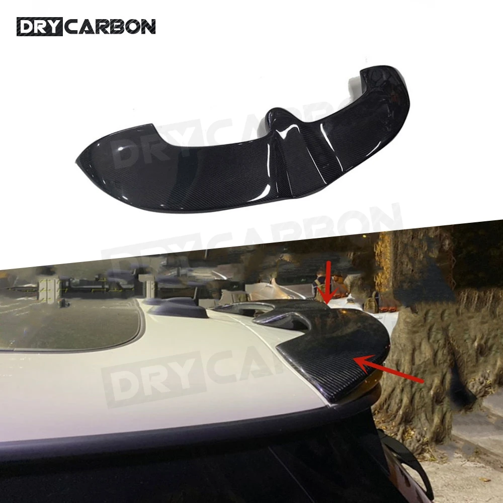 

Carbon Fiber Rear Roof Spoiler Wing Tail Trunk Boot Lip Wing Car Styling for BMW Mini F55 F56 Cooper 2014 - 2016 FRP