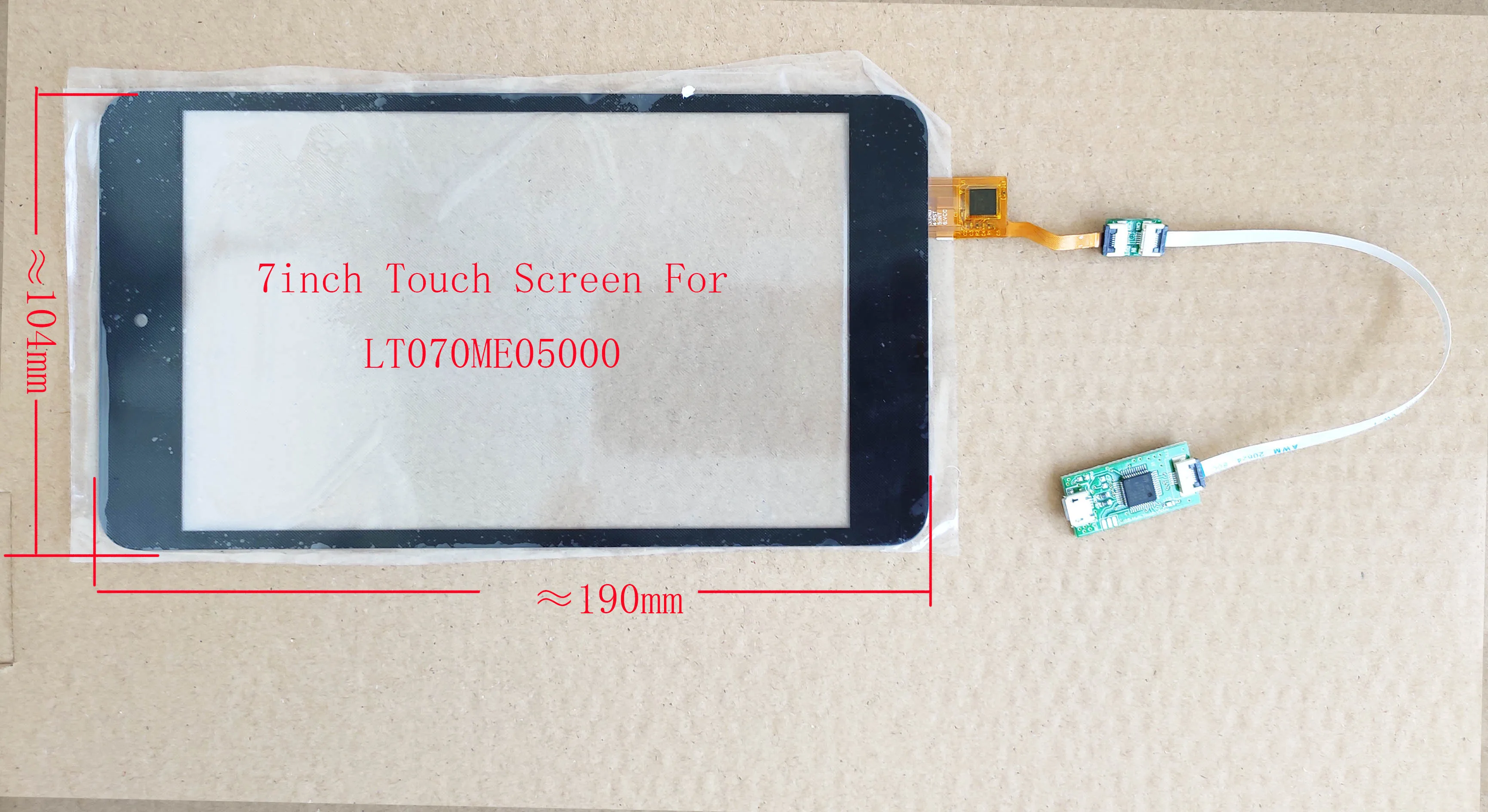  7inch HDMI IPS Display 1200*1920 MIPI LCD With Driver Board USB Touch Support Win7 8 10 Raspberry P