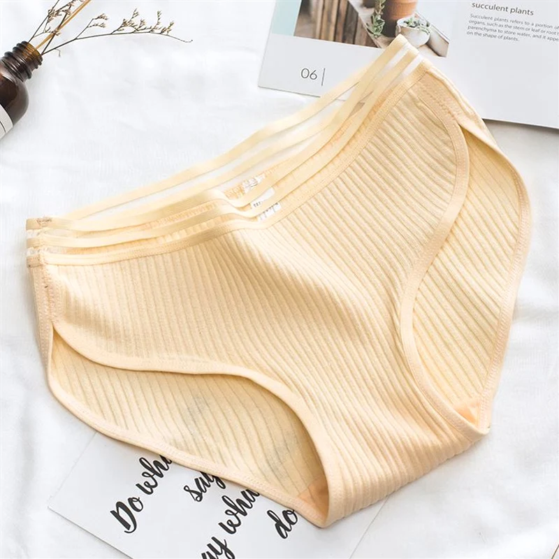 Solid Colorful Female Underpants Woman Sexy Lingerie Women Underwear Thread Womens Fashion Underpants Gifts For Women'S Panty