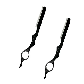 

2Pcs Professional 2-In-1 Scissors 440C Hair Scissors Thinning Shears Hairdressing Scissors Styling Tools