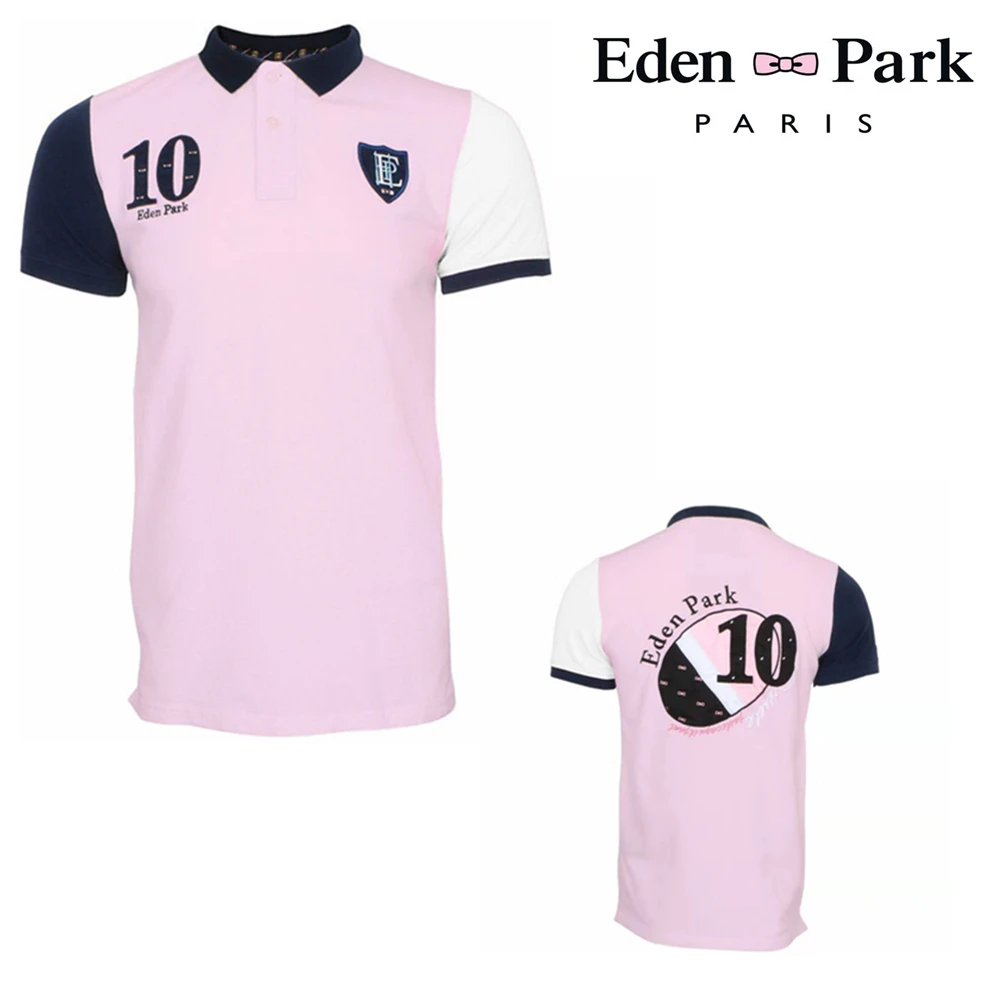 Новинка г. Eden Park Polo летние мужские рубашки с коротким рукавом Дышащие анти-пиллинг брендовые поло hombre Размер S-2XL - Цвет: 2