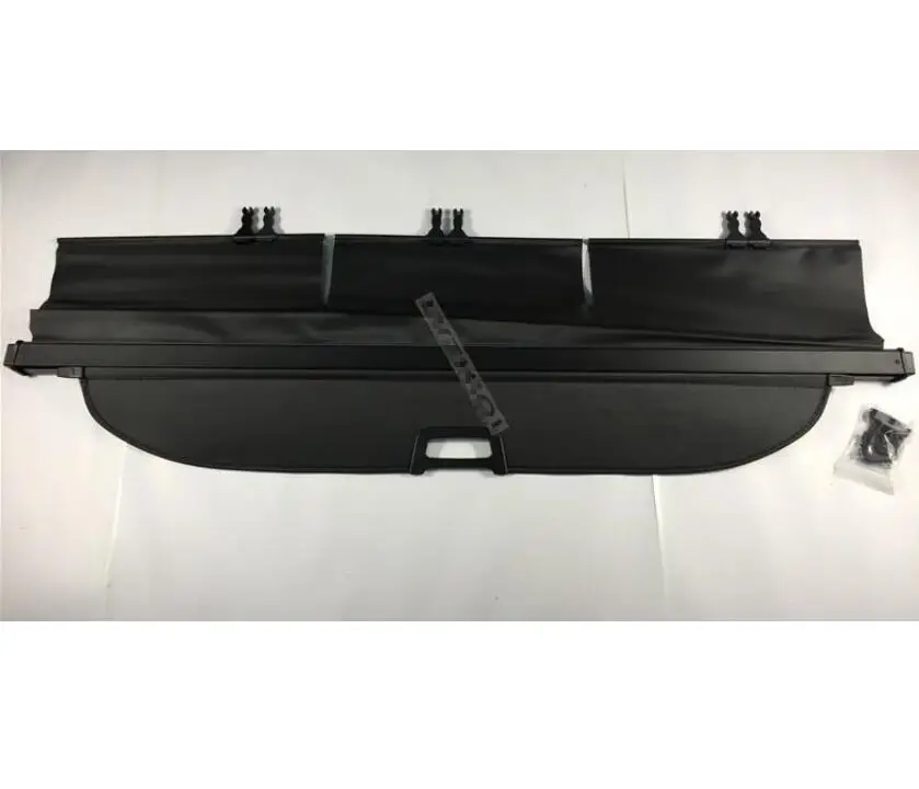 Защитный чехол для HYUNDAI Santa Fe 2011 2012, задний багажник, высокое качество, авто аксессуары, черный, бежевый цвет - Цвет: Black