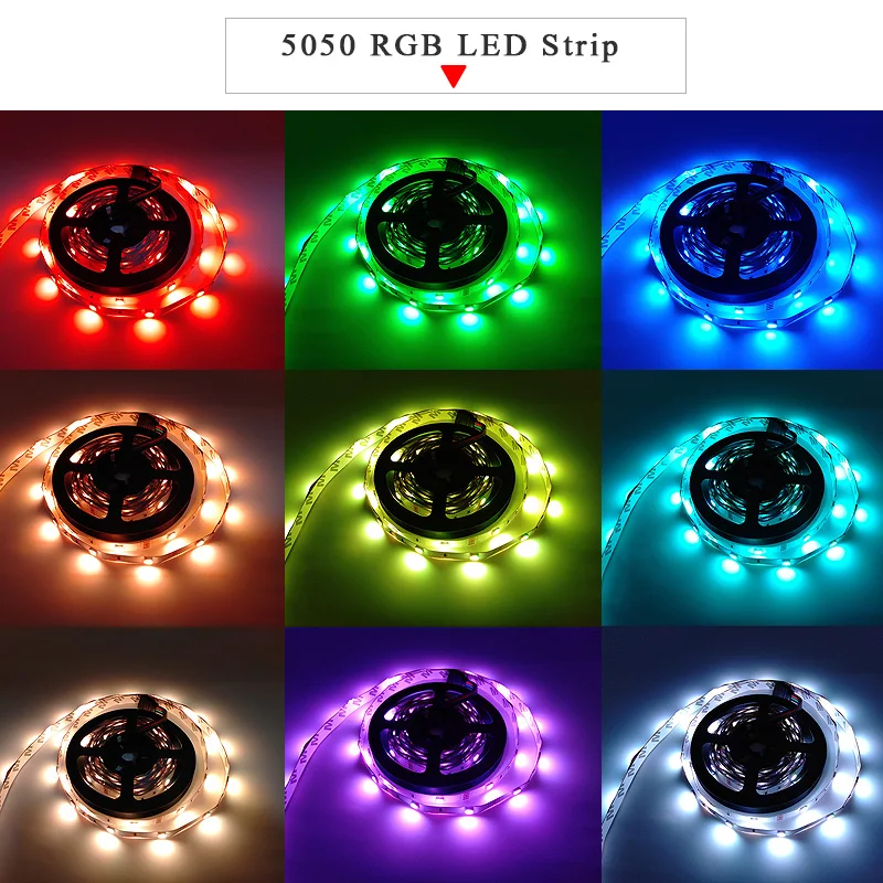 ИК WIFI Светодиодная лента Водонепроницаемая 5 м 15 20 RGB светильник 5050 30