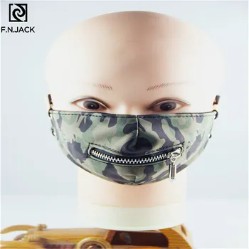 

New CS Camo Punk Studs Stage Performance Masks Motorcycle Masks